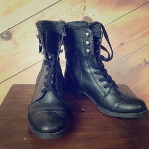Black Combat Boots